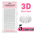 Premade Eyelash Extensions Fans 5pcs Tray Russian Volume Lashes for Eye Beauty