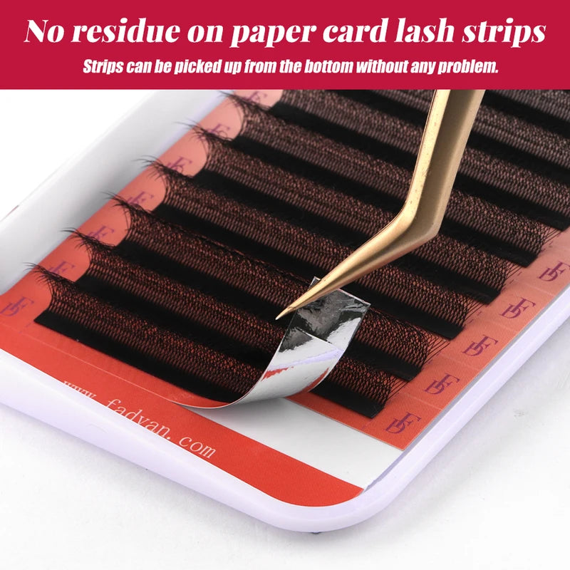 Premade 3D/4D/5D/6D W-Shape Eyelash Extensions Natural Soft Fake Lashes
