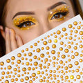 Face Gem Makeup Stickers 3D Rhinestone Self-Adhesive Eye Decor Kit