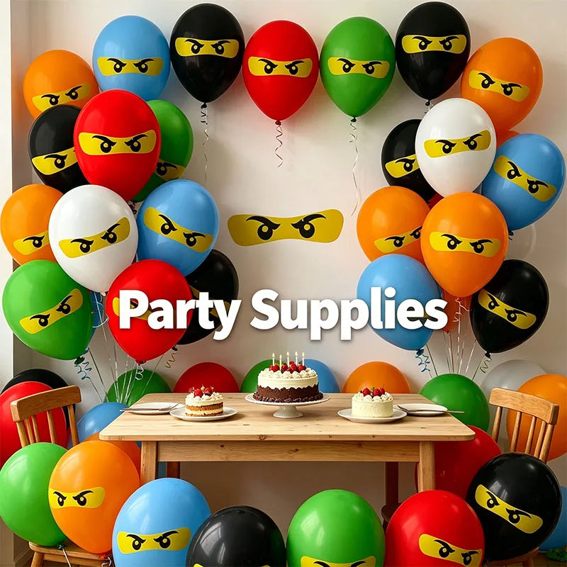 12-Pack Cartoon Themed Latex Balloons for Birthday Party Decorations