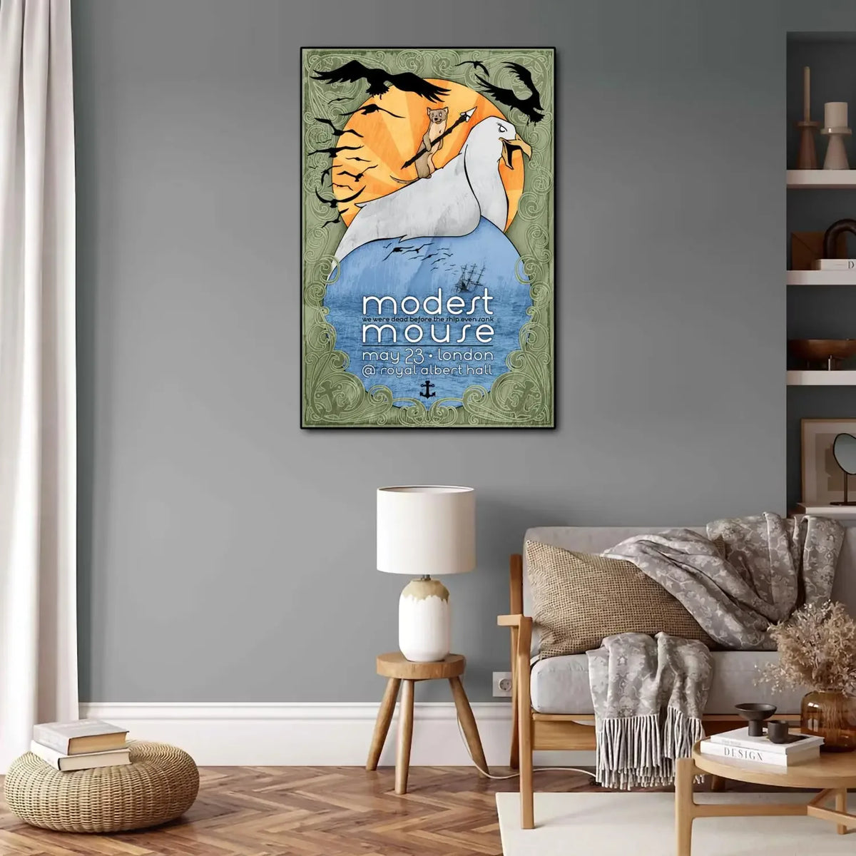 Modest Mouse Band Wall Art Canvas Prints - Modern Home Decor