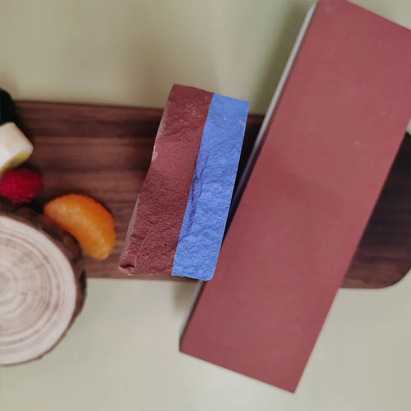 Knife Sharpening Stone Kit with Double-Side Whetstone and Non-Slip Base