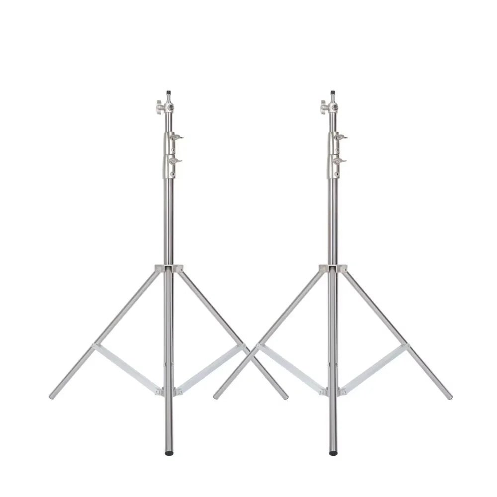 Adjustable Stainless Steel Light Stand Tripod for Photography & Studio Equipment
