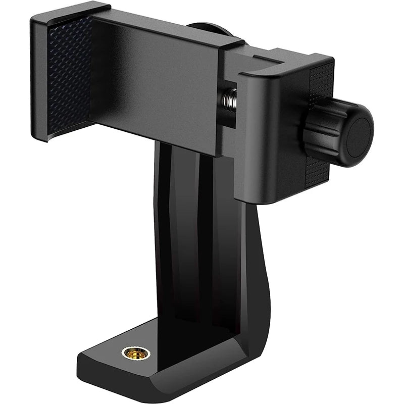 Universal Phone Tripod Mount with 360° Rotation & Bluetooth Remote - Compatible with iPhone & Android
