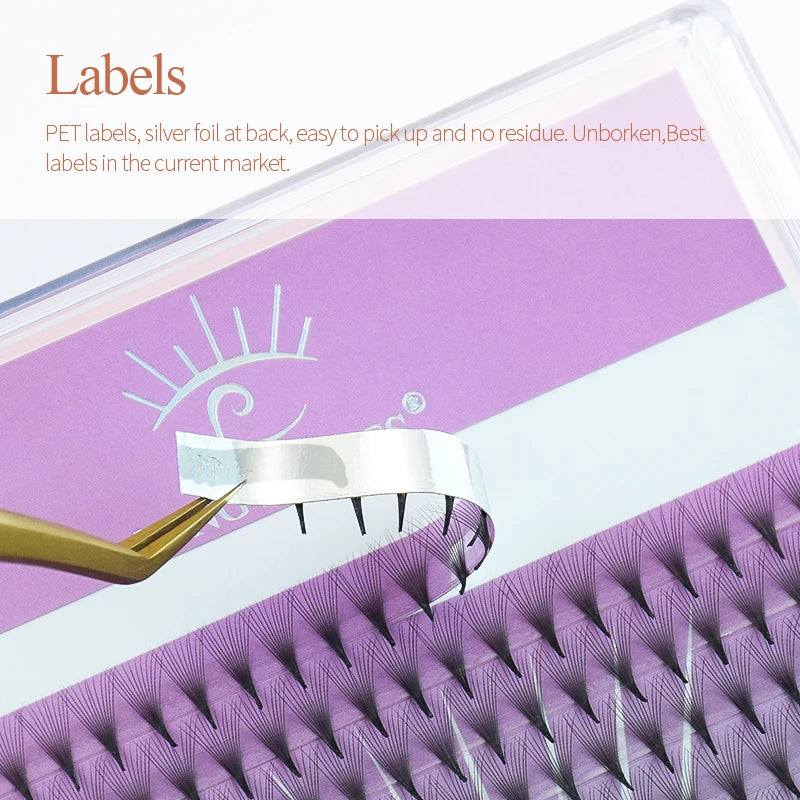 Eyelash Extension Fans - Premade Pointed Base 8D 10D Thickness for Volume Lash Sets