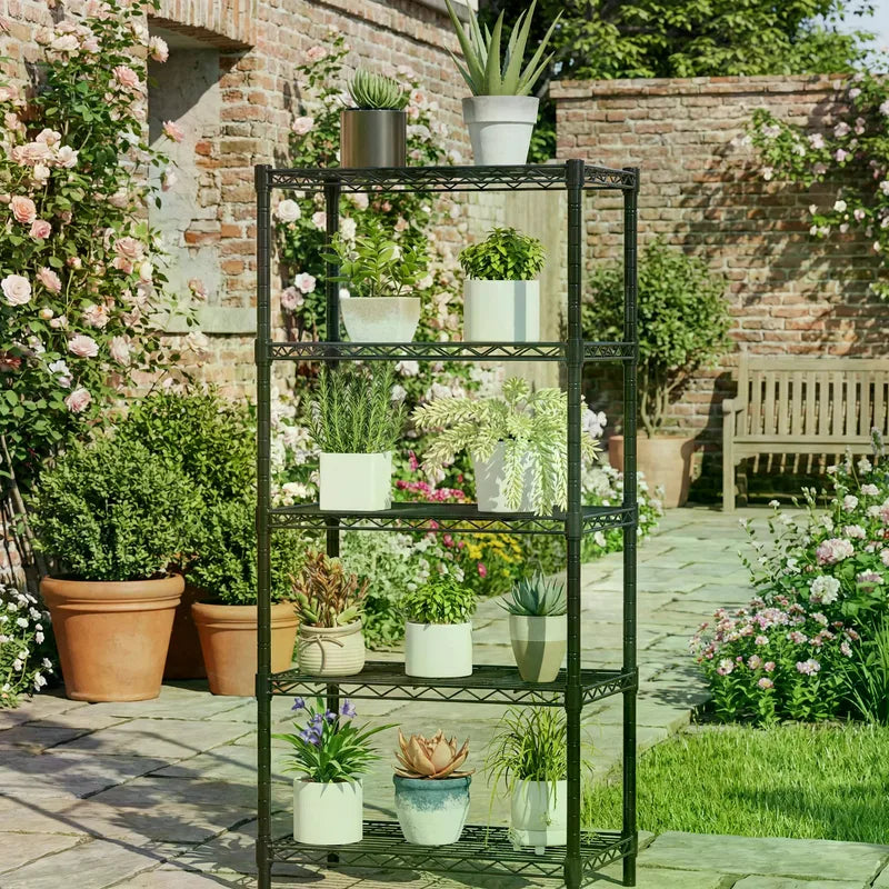 Heavy Duty Metal Storage Shelving Unit - Adjustable Wire Racks for Kitchen, Garage, Closet, Pantry