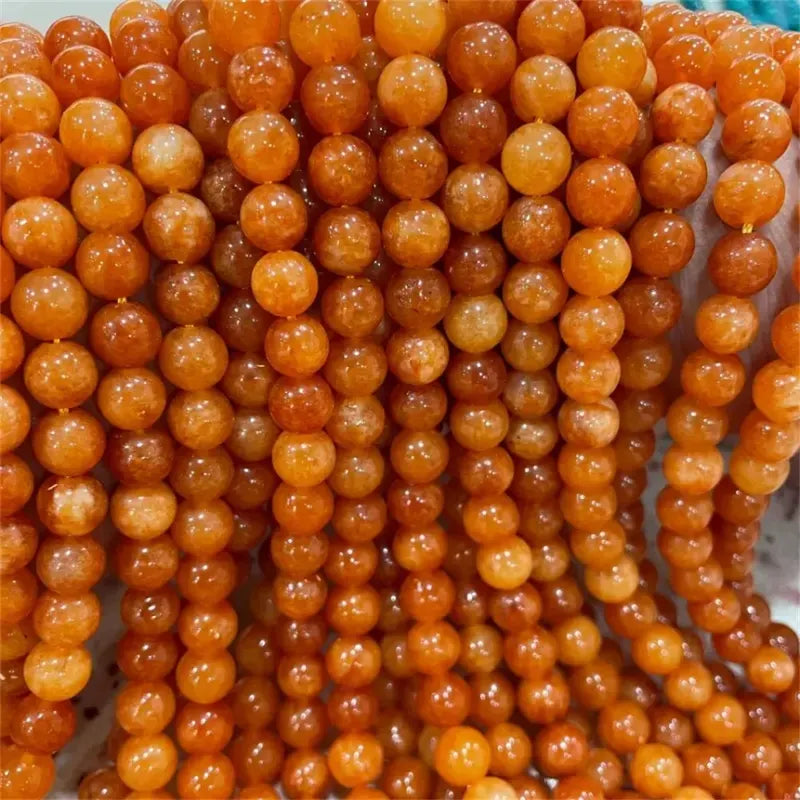 Natural Color Moonlight Sunstone Beads for Jewelry Making 6mm 8mm 10mm - Loose Stones