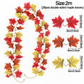 Thanksgiving Fall Maple Vine Garland Artificial Autumn Foliage Decor