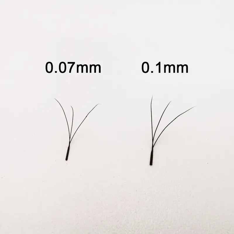 3D W Shape Eyelash Extensions Kit - Natural Soft Volume False Lashes