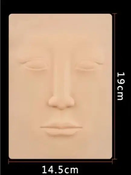 Tattoo Practice Skin Faux Leather for Eyebrows Eyes Lips Nose Full Face Set