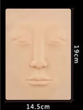 Tattoo Practice Skin Faux Leather for Eyebrows Eyes Lips Nose Full Face Set