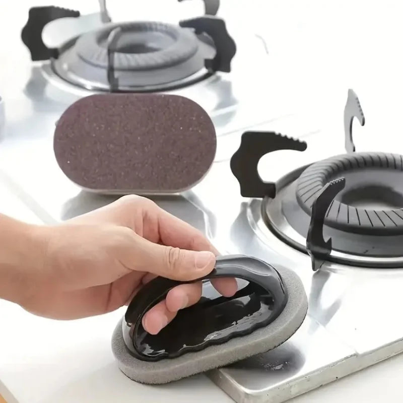 Magic Emery Sponge Brush for Kitchen Cleaning and Rust Removal - Diamond Eraser Tool