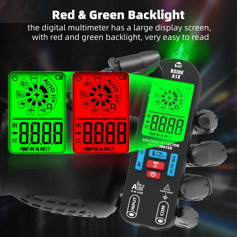 Digital Voltage Tester Non-Contact Electrician Pen Detector USB Rechargeable