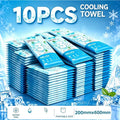 Portable Cooling Towels 10/20 Pack 200x600mm Cold Wipes for Sports Beach Gym Hiking Camping