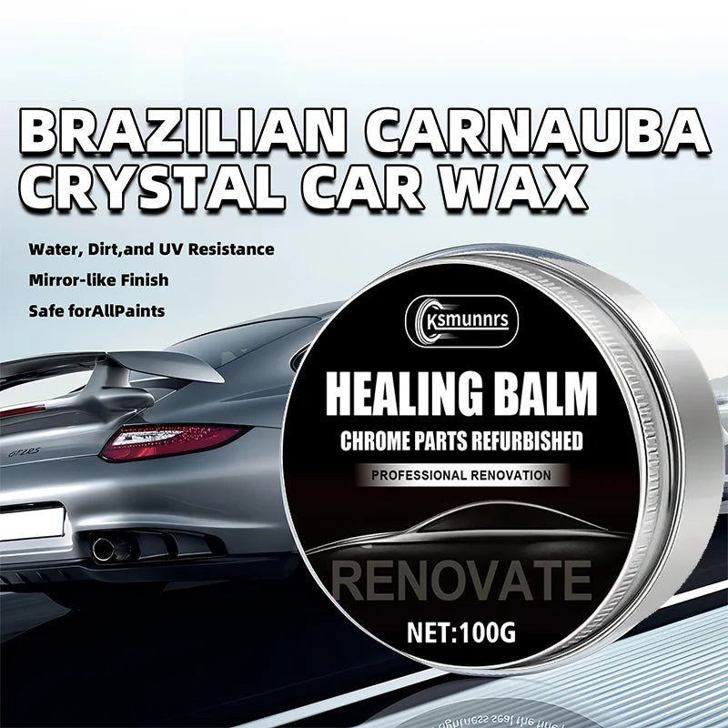 Car Crystal Wax 100g Brazilian Carnauba Auto Paint Sealant High Gloss Waterproof