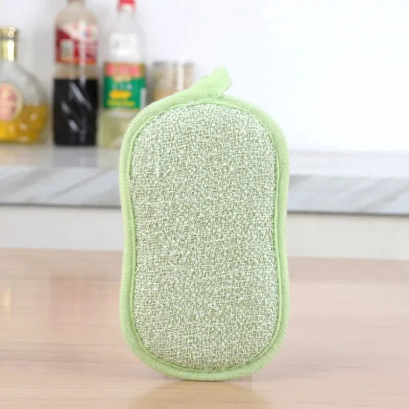 Reusable Magic Cleaning Sponges Set - Washable Kitchen Erasers, Multi-Color Options