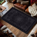 Dark Spider Rug Non-Slip Washable Home Decor for Living Rooms and Kitchens