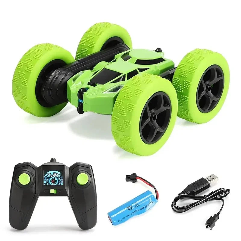 Kids Remote Control Off-Road Flip Car with 360° Rotation & LED Lights