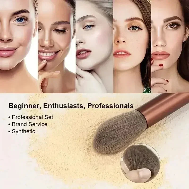 Makeup Brush Set 13-16 Pcs Soft Fluffy Professional Cosmetic Tools for Face & Eyes