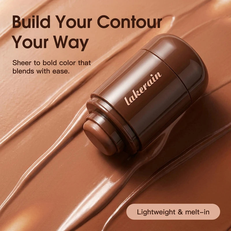 Bronze Contour Stick for Natural Sun-Kissed Makeup - Hydrating & Blending