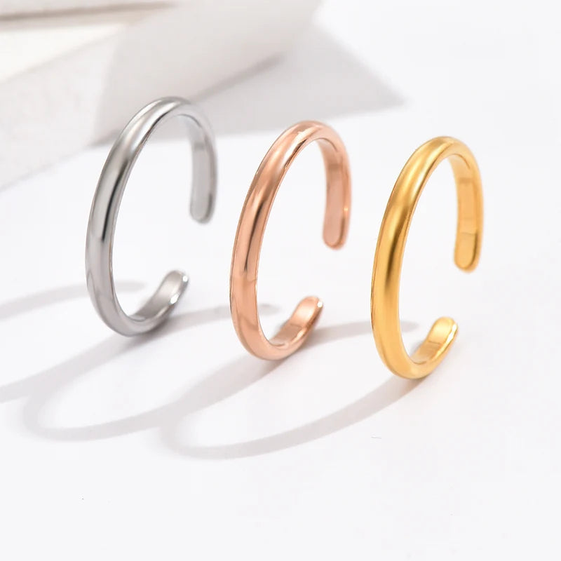 3PCS Adjustable Toe Rings for Women, Star and Moon Design, Summer Beach Jewelry