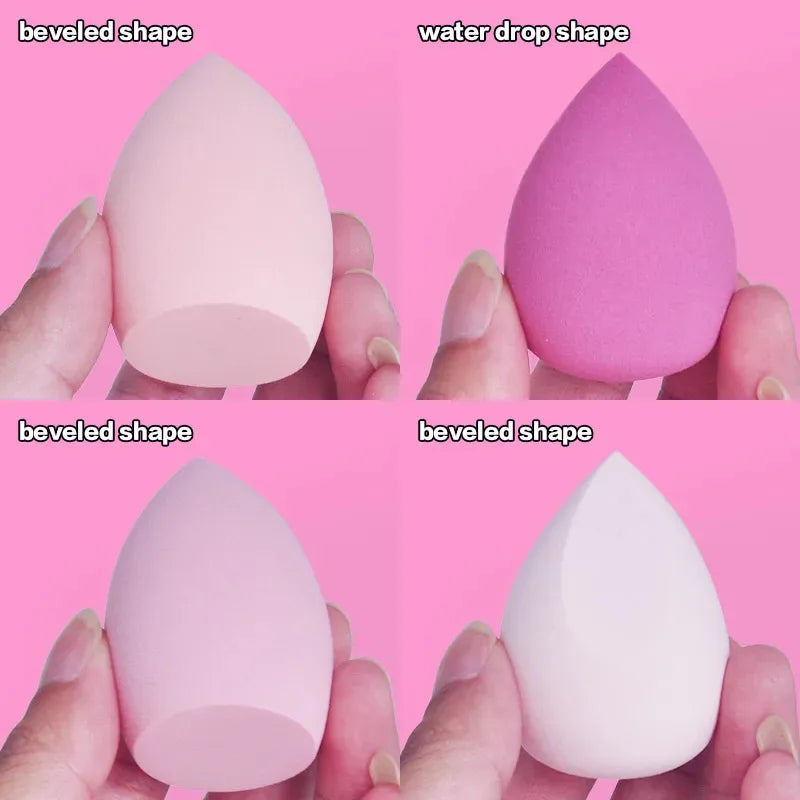 Makeup Sponge Set 4-16 Pieces Wet & Dry Foundation Blending Cosmetic Puff