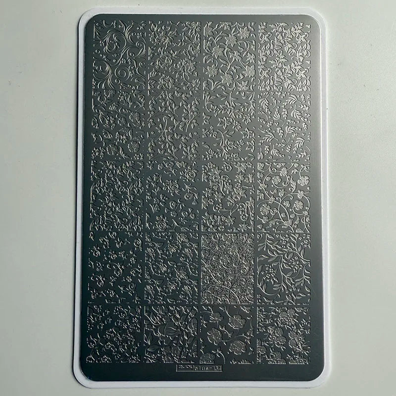 Nail Art Stamping Plates Flower Leaves Imageplates Set for Creative Nail Designs