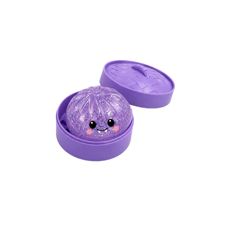 Halloween Ghost Baozi Dumpling Toy - Soft Elastic Steamed Steamer Clip Gift