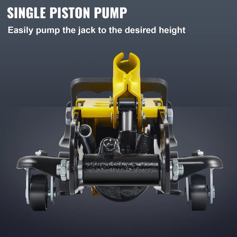 2.5 Ton Low Profile Hydraulic Floor Jack with Steel Construction & Piston Pump