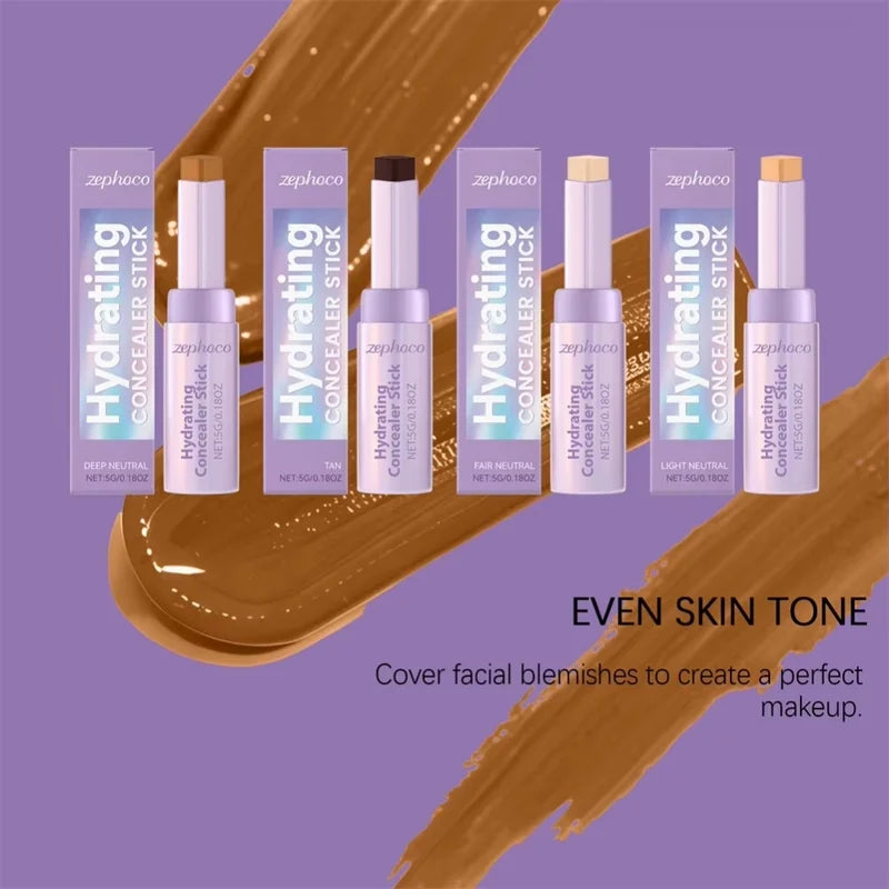 Waterproof Concealer Contour Stick for Acne Scars Skin Flaws Face Makeup Tool