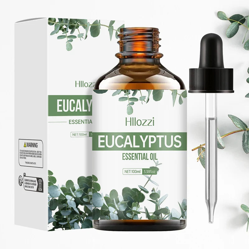 Eucalyptus Essential Oil for Skin & Body Moisturizing Massage - 10ml/30ml/100ml