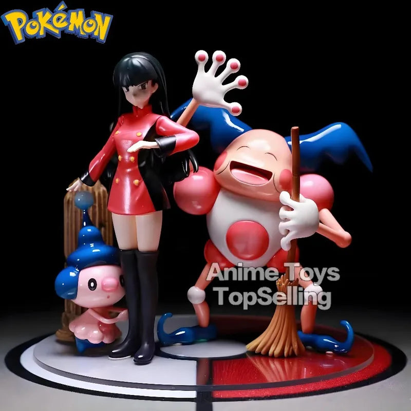 Pokemon Anime Action Figure Mr. Mime PVC Statue Collectible Toy 5-9cm