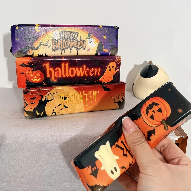 Halloween Squishy Cheese Stress Relief Squeeze Desk Toy - Assorted Colors