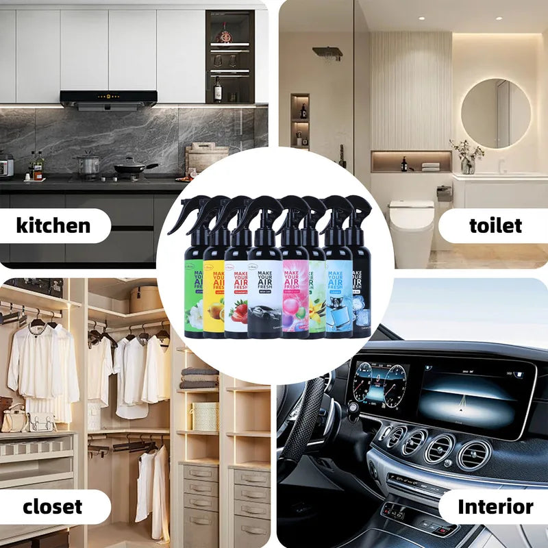 150ml Car & Home Fragrance Spray Odor Eliminator & Hand Sanitizer