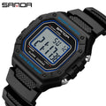 Digital Sports Watch for Men Waterproof Shockproof Military Style Stopwatch