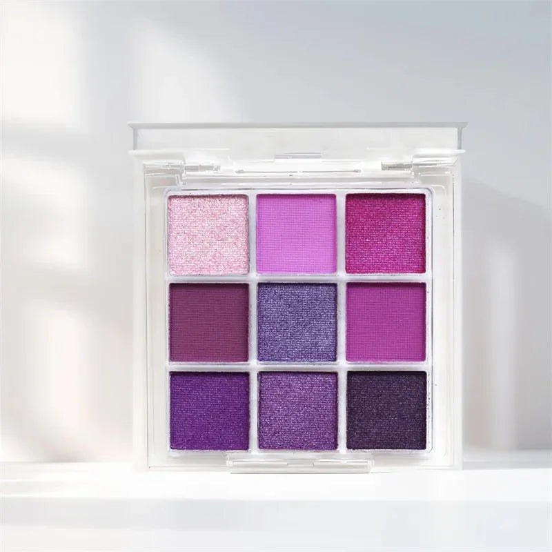 Colorful Glitter Eyeshadow Palette with Long-Lasting Shimmer & Matte Finishes