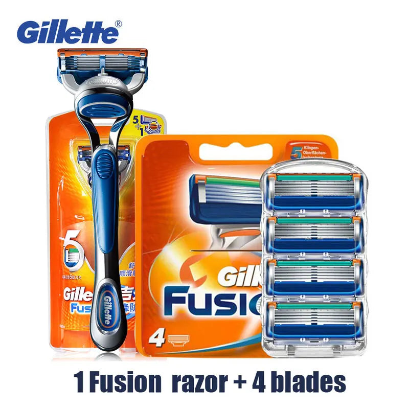 Men's Fusion Razor Replacement Blades with 5-Layer Technology – Compatible with All Fusion Handles