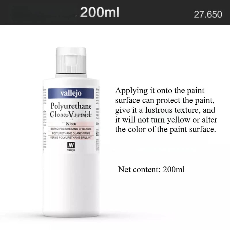 Model Protective Paint Water-Based Gloss & Matte Varnish - Multiple Sizes