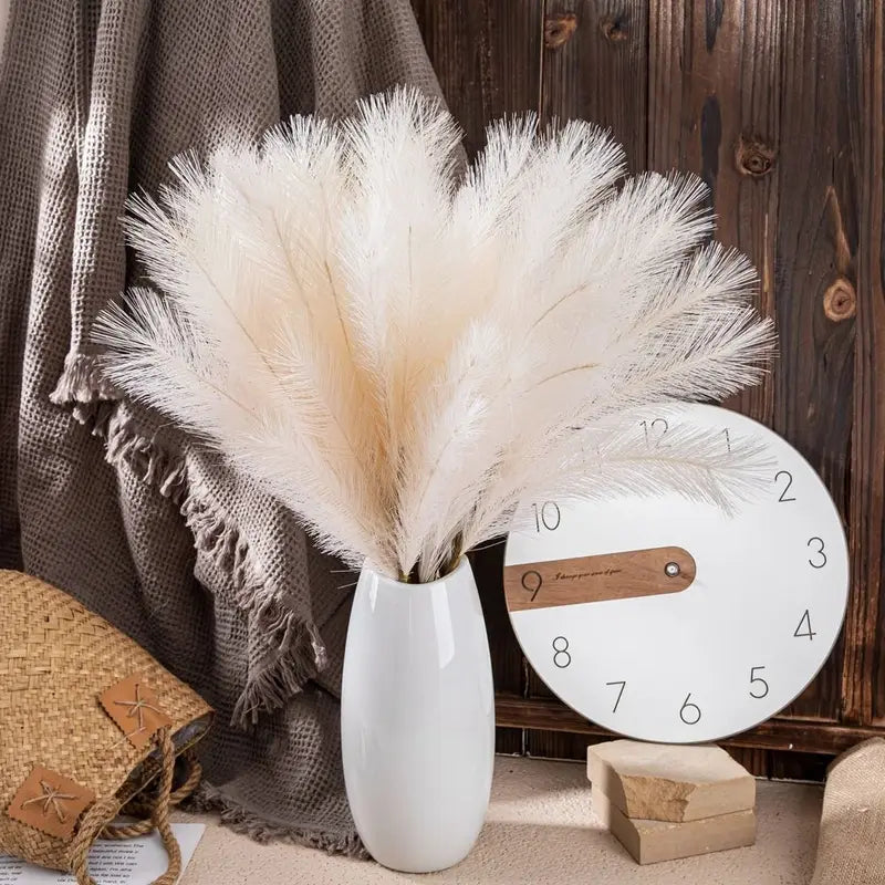 Artificial Pampas Grass for Home & Wedding Decor - Fake Flowers & Plants