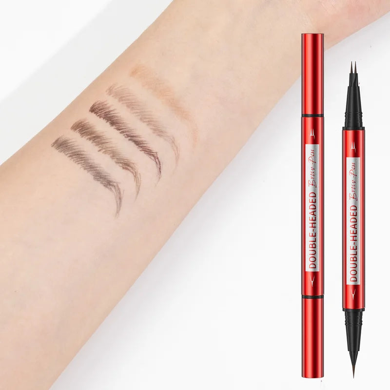 Long Lasting Waterproof Eyebrow Pen - Smudge Proof Liquid & Pencil