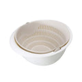 Removable Double Layer Fruit and Vegetable Draining Basket - Rotating Kitchen Basin