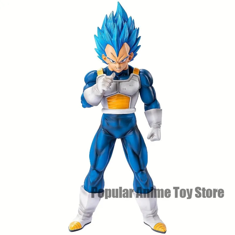 Anime Vegeta Action Figure - Super Saiyan Blue PVC Collectible Toy - 11in/28cm