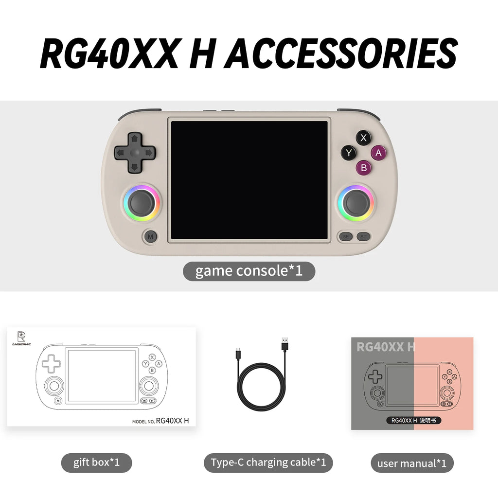Retro Handheld Game Console with WiFi Bluetooth 64-Bit Support 5000 Games