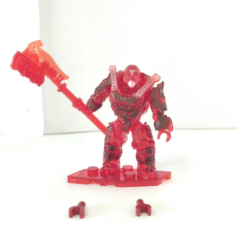 Mini Action Figures Set - Banished Phantom Spartan Griffin Brute & More, 2-Inch Collectible Toys (4 Pack)