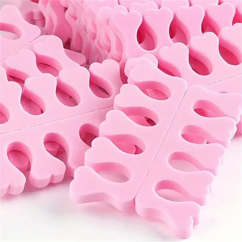 Bulk Toe Separator Set for Pedicure Manicure Nail Art Foot Care - 100/200/500pcs