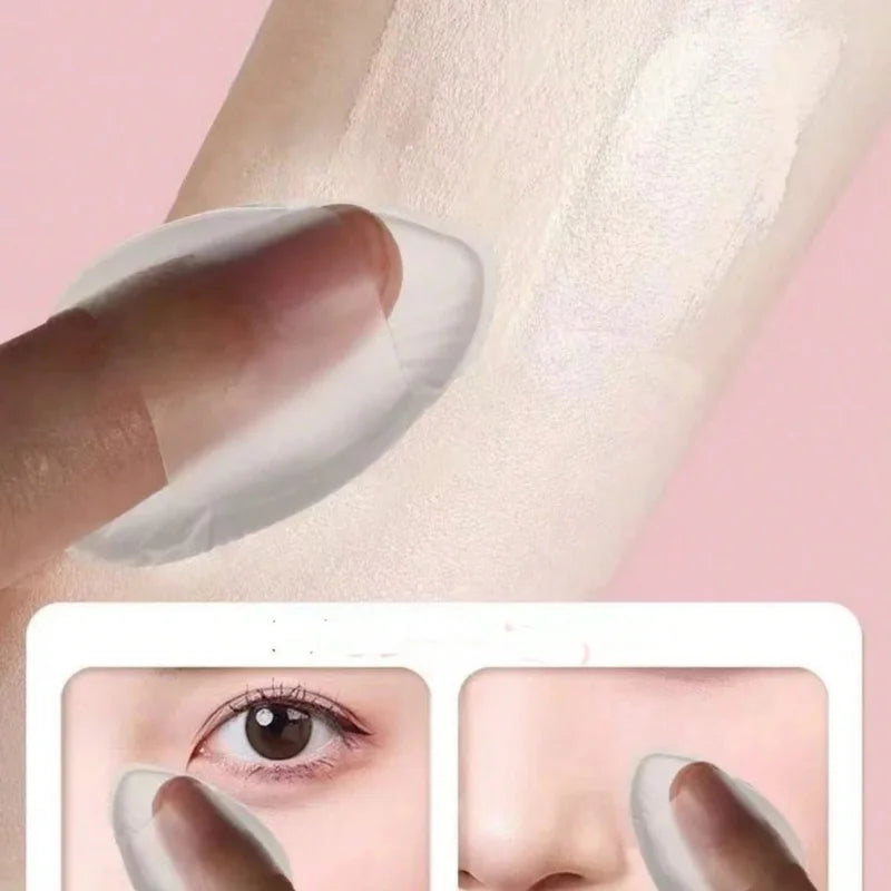 Silicone Makeup Sponge Set - Non-Absorbing Transparent Foundation Puffs