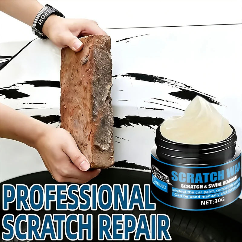 Professional Car Scratch Repair Wax for All Colors - Instant Gloss Enhancer & Protection