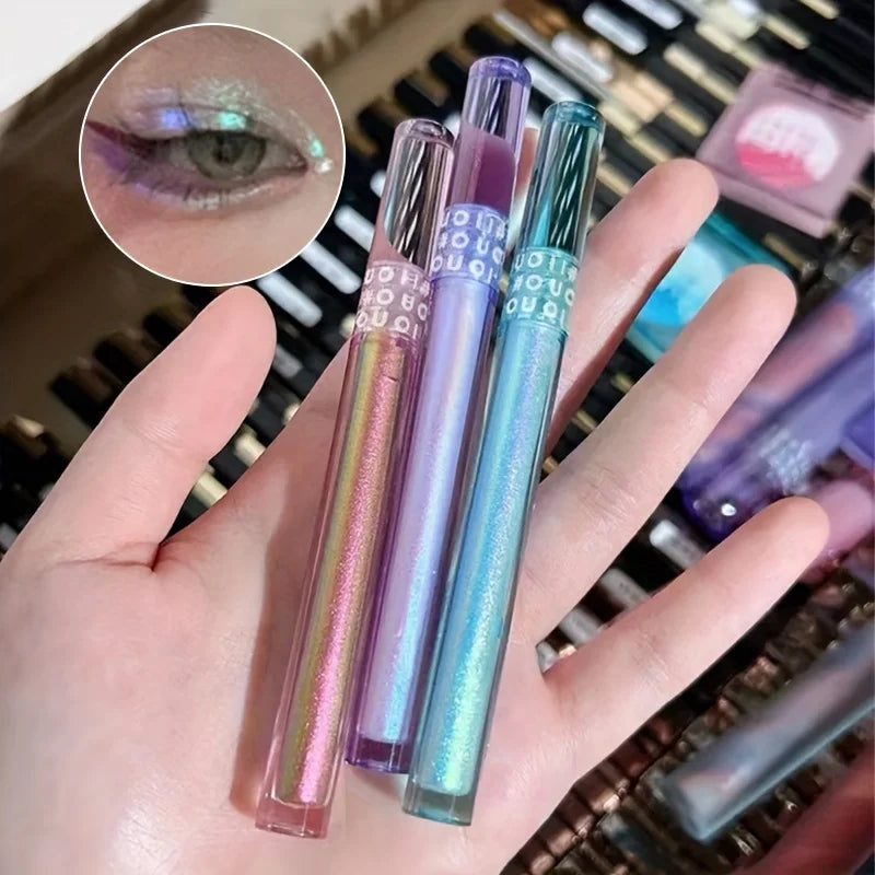 3Pcs Chameleon Eyeshadow Set - Long Lasting Glitter Eye Makeup with 3 Colors