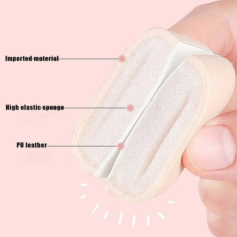 Multi-Shape Makeup Powder Puffs Set - Soft Cotton Candy Sponge Applicators for Dry & Wet Use