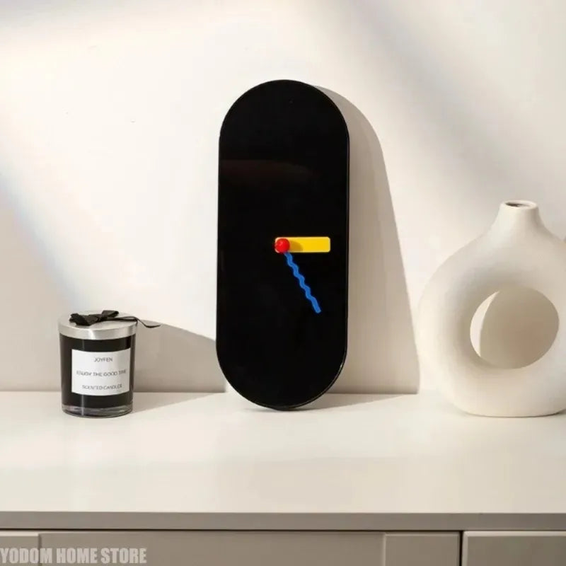 Modern Silent Wall Clock for Living Room & Kids Room - Decorative Home Gift